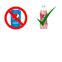 Escape normal pepsi and get to Pink Pepsi