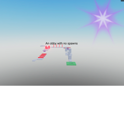 A no obby spawn