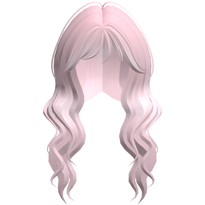 Soft Wavy Hair w/ Side Bangs (Pink)