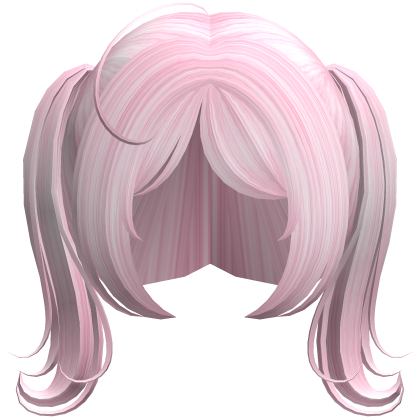 ✚ Kawaii Soft Swirly Doll Pigtails in Baby Pink