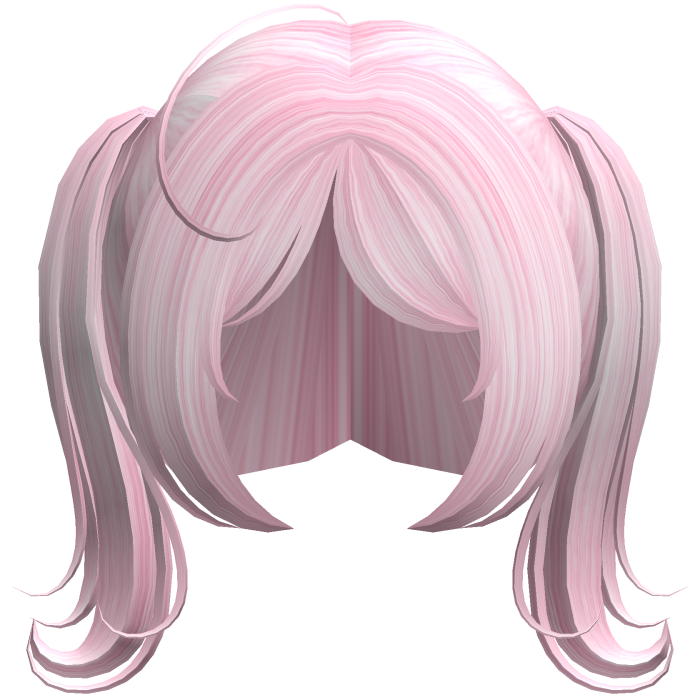 ✚ Kawaii Soft Swirly Doll Pigtails in Baby Pink