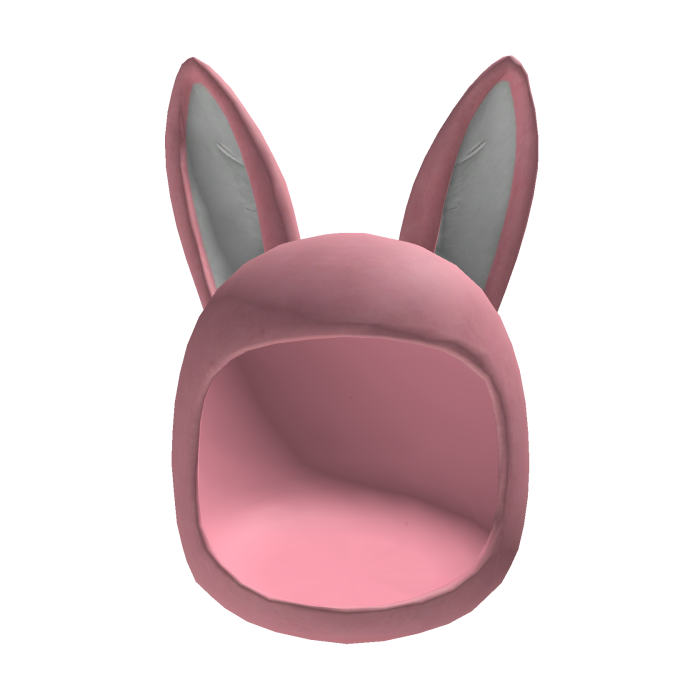 Pink Bunny Hooded Mask