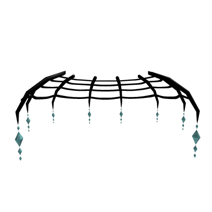 🖤🕸️ Spider's Grace crystal web skirt - Mint