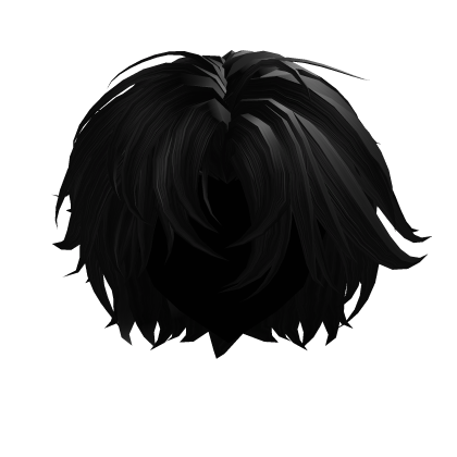 Cabelo Preto Fofo Roblox item