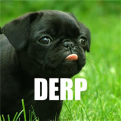 Derp dog Roblox decal