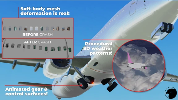 ⚠️ Landing Experiments: Plane Crash Sandbox