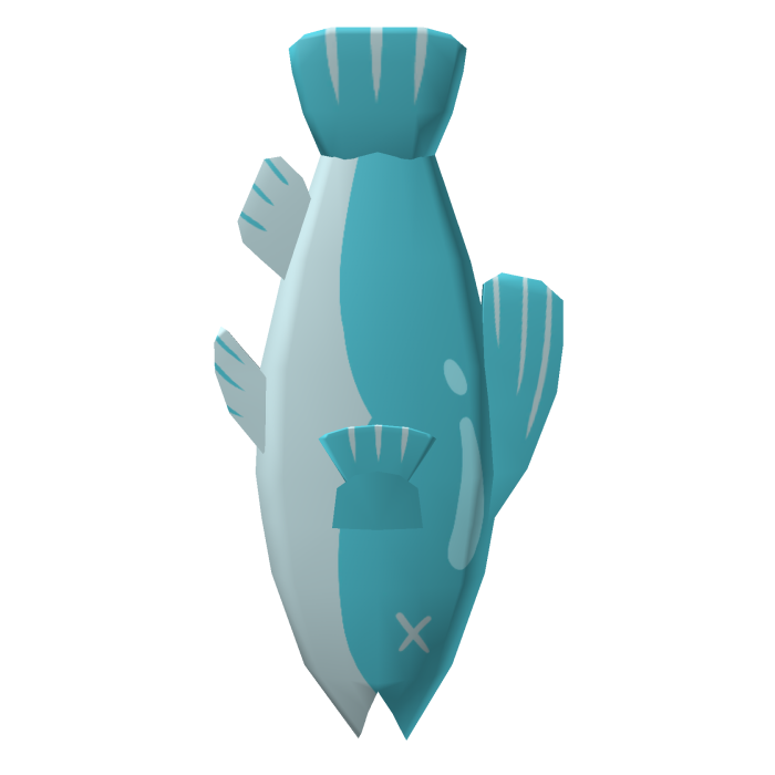 Blue Fish Tie