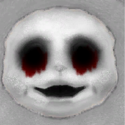 Dead White Teletubby Face Roblox decal