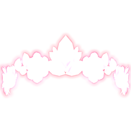 Secret Floral Fairy Tiara - Pink emissive