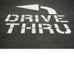 blow up drive through