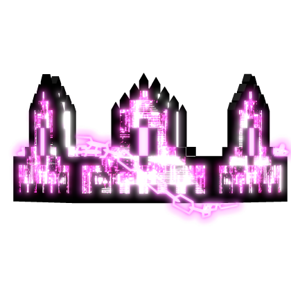 [EMISSIVE] Pink Animated Glitch 8-Bit Crown Addon
