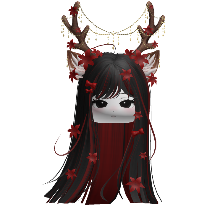 Ethereal Christmas Fairy Fawn Hair w/ Antlers