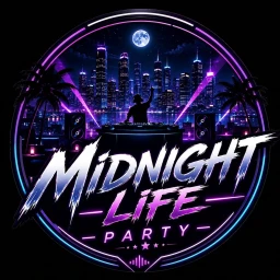 Midnight party icon