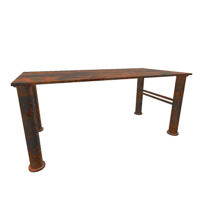 Rusty Metal Table