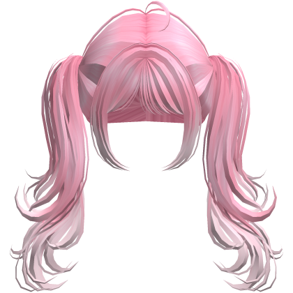 Flowy Long Igari Lolita Pigtails (Pink) Roblox item