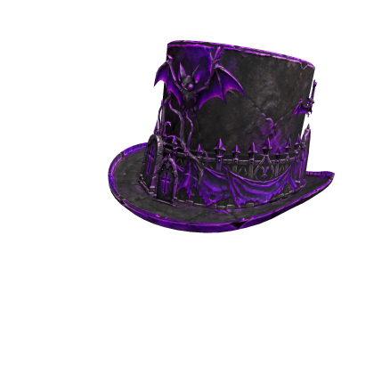 Halloween Bats Top Hat