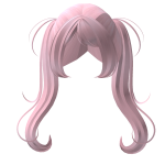 ♡ (FREE) : Long Sweet Windy Pigtails in Pink
