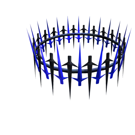 Dark Cerulean Crown of Ozymandias