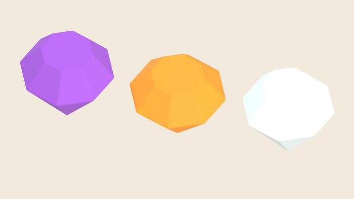 Stylized Gem Pack x35 Crystal Cluster Geode Shard preview 5