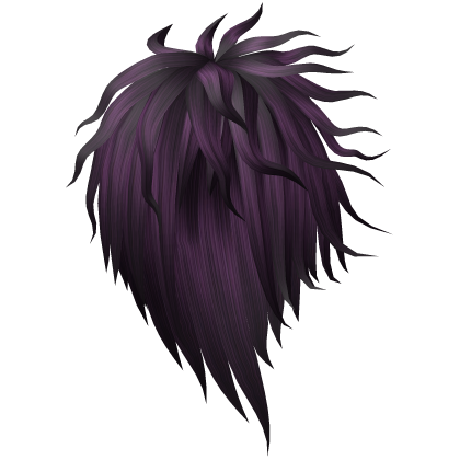 Purple teased vampire windy vkei emo hair Roblox item