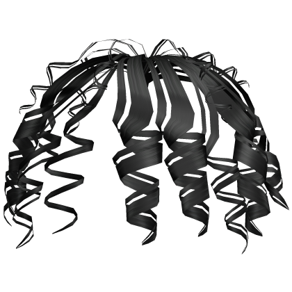 Beachy Curly Waves Extensions (Black) Roblox item