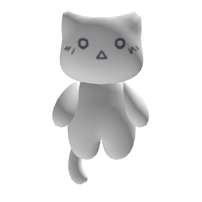 cat shocked back