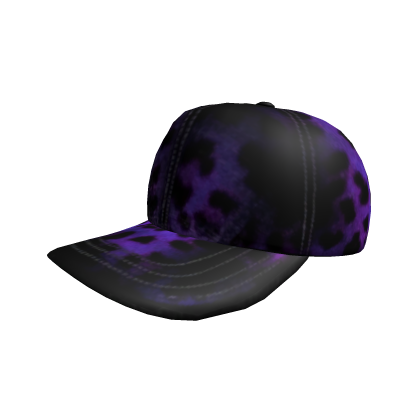 Purple Cheetah Cap