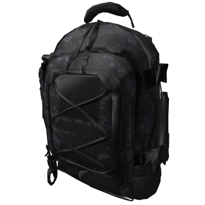 Black Military Camo Backpack Roblox item