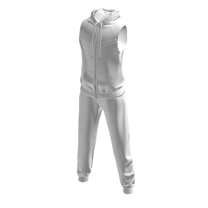 White tracksuit roblox best sale