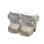 🍀Cute Fluffy Heel Boots (Beige)