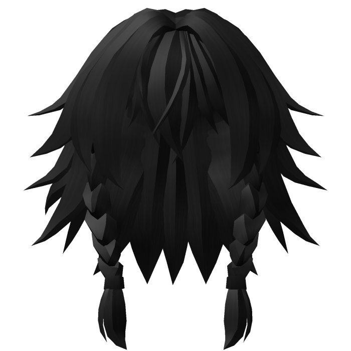 Anime Braided Hair - Black 
