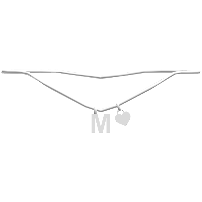 1.0 silver white M initial