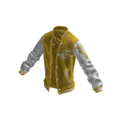 College Jacket | Yellow White