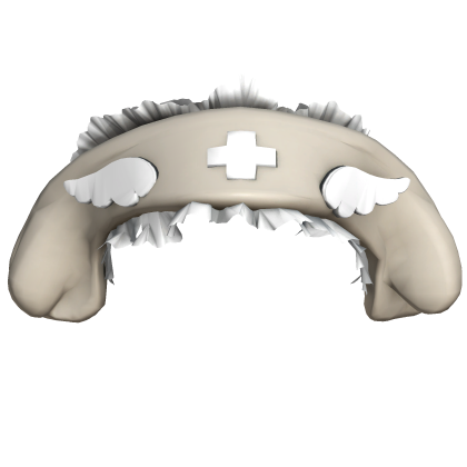 Cute Angel Nurse Headband - Beige White Roblox item