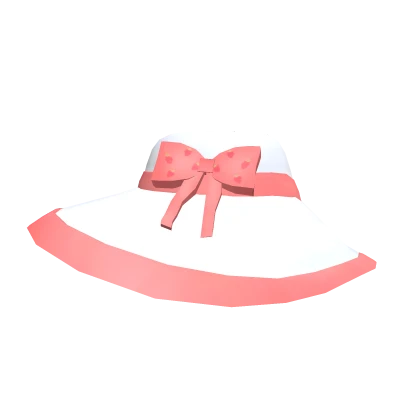 Cute Strawberry Sun Hat Roblox item thumbnail