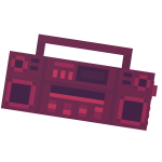 Cherry Boombox