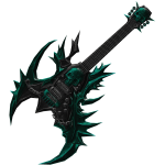 Skullforged Korblox Spiky Goth Guitar