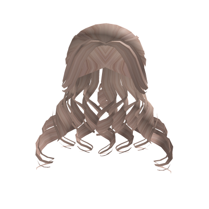 Curly Half Up Blonde Hair
