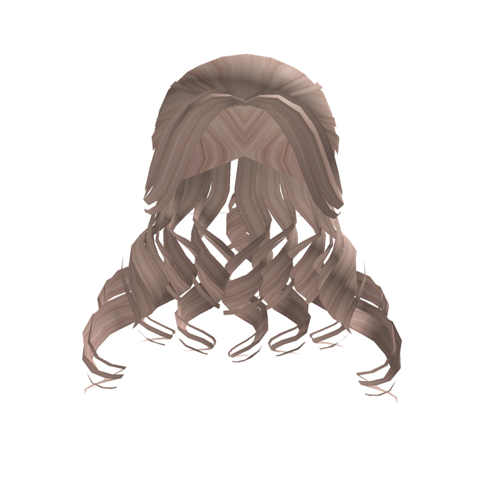Curly Half Up Blonde Hair