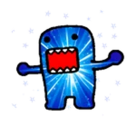 Sparkley Domo Roblox badge thumbnail
