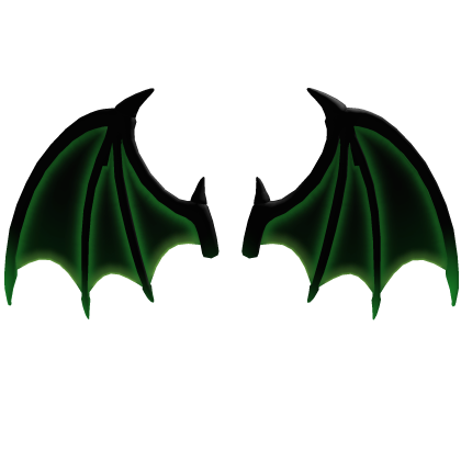 Halloween Green Toxic Slime Wings
