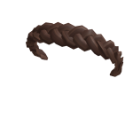 Brown Braided Headband