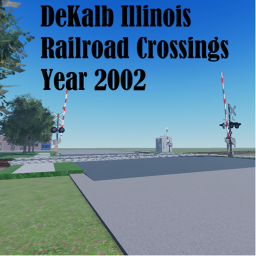 Dekalb IL Railroad crossings 2002 (no trains)