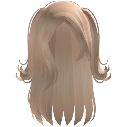 ۶ৎ | half up pigtails flipped blonde hair