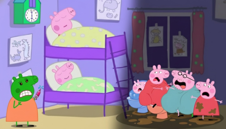 🔪 Survival Peppa Pig Family The Killers! screenshot 1