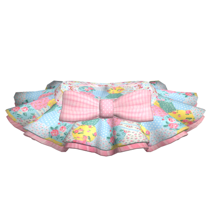 [Blush Fashion] Y2K Harajuku Frill Skirt w/ Ribbon