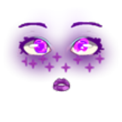 PURPLE CROSS MAKEUP Roblox decal