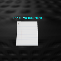 Scoop Shop Rank Management