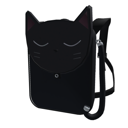 Black Midnight Cat Backpack - 1.0 Roblox item