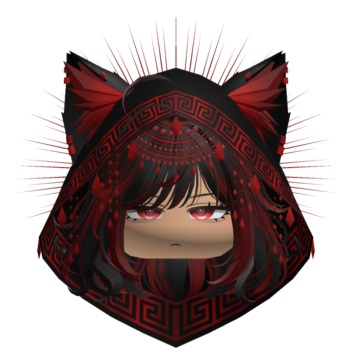 Egyptian Bob w/ Divine Red Black Hood